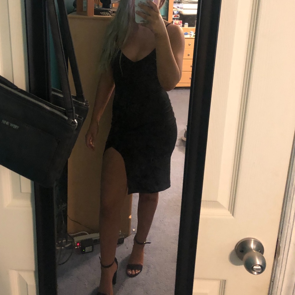 black dress